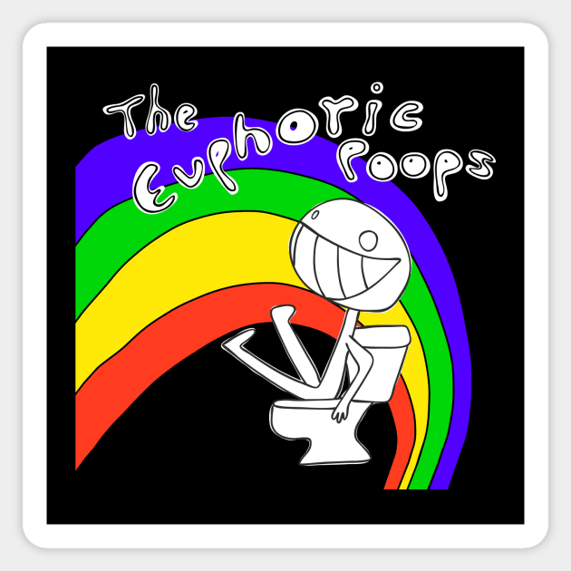 The Euphoric Poops Sticker by noranovak